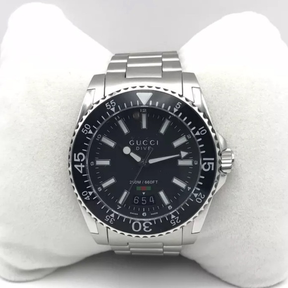 GUCCI Dive LG 40MM Quartz Men's Watch YA136301A - Picture 2 of 7